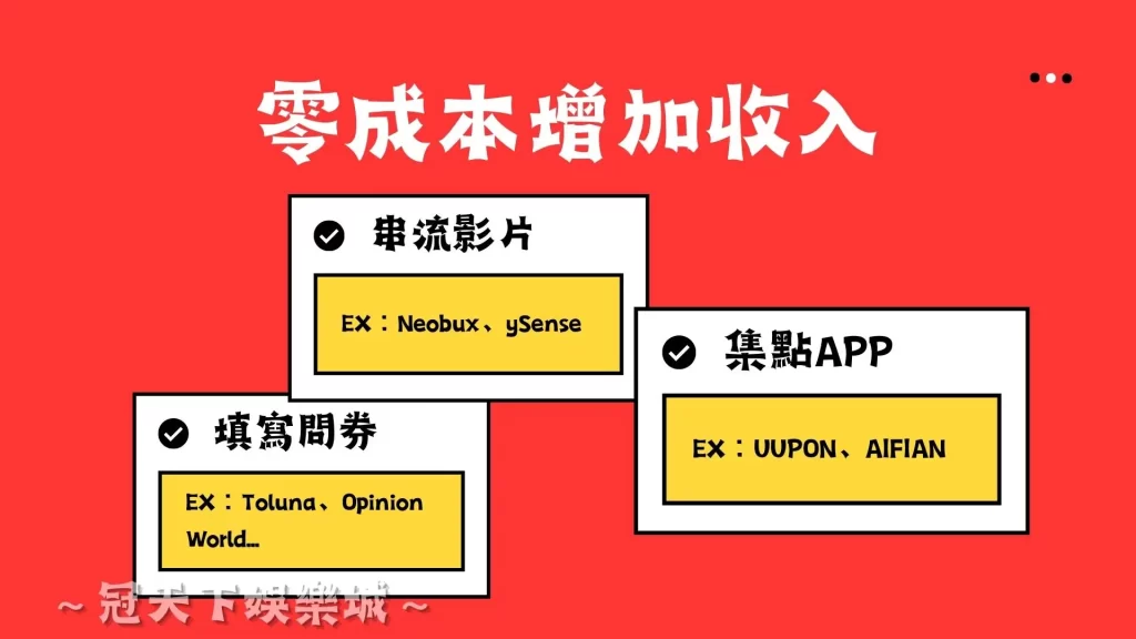 網路賺錢平台