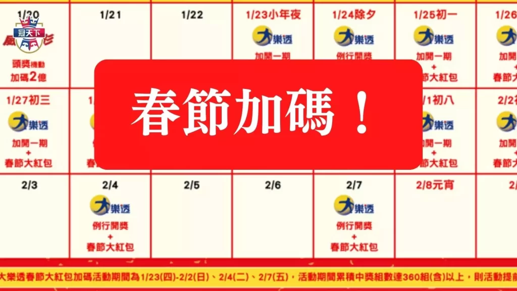 大樂透加碼