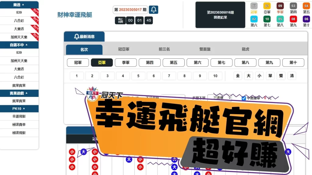 幸運飛艇官網